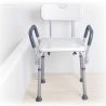 Podesivi stolac za tuširanje sa naslonom za ruke