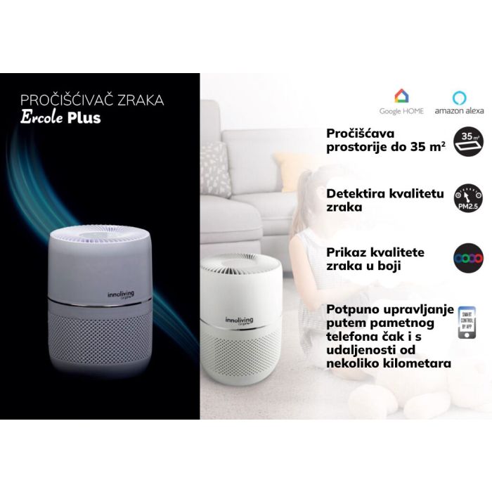 Moćni pročišćivač i ionizator zraka