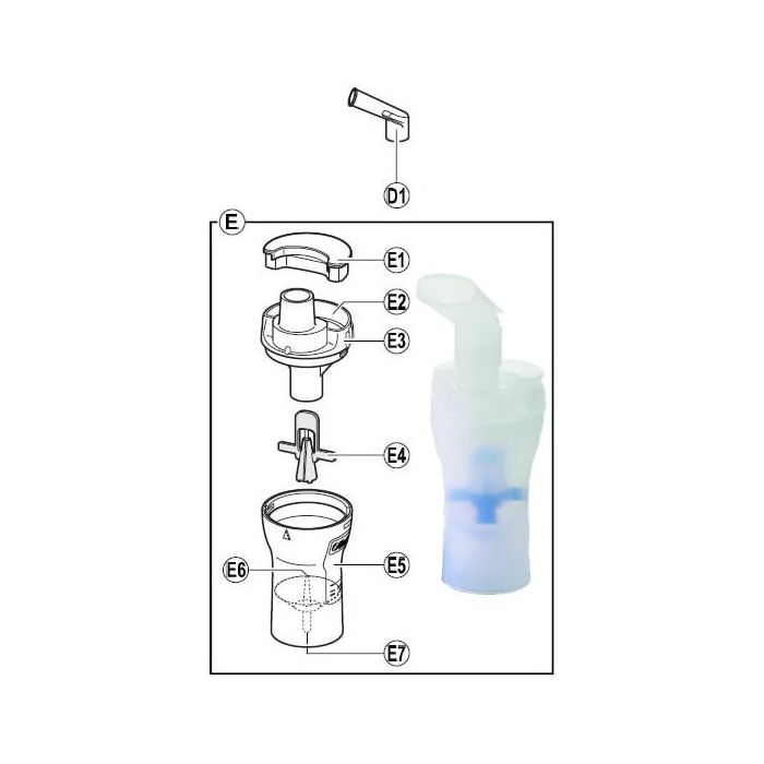 Čašica za Omron kompresorske inhalatore