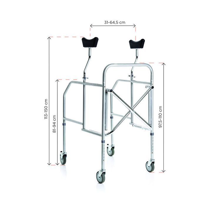 Sklopiva podpazušna hodalica