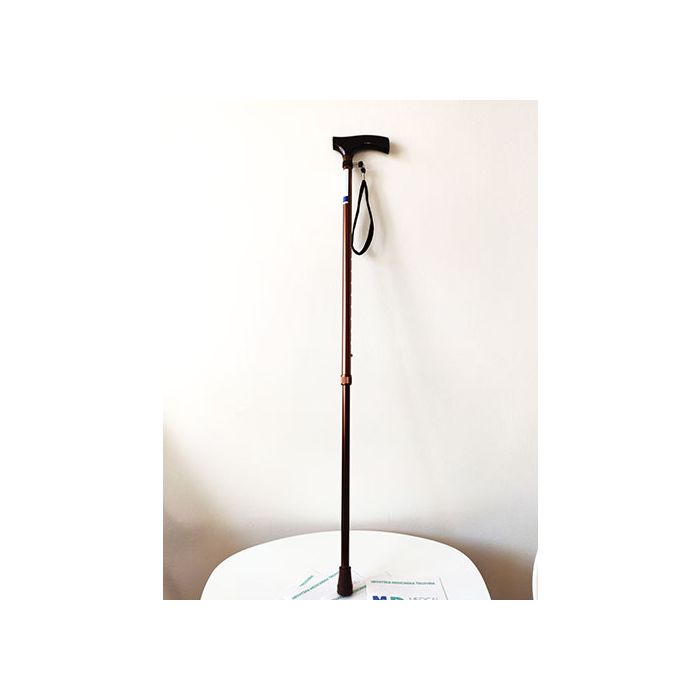 Sklopivi aluminijski štap s drvenom drškom