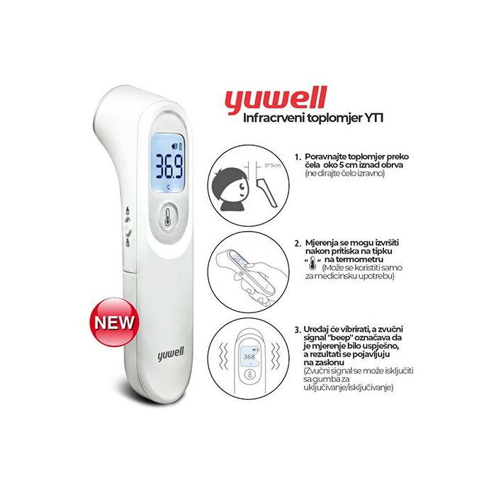 Yuwell YT-1 beskontaktni toplomjer