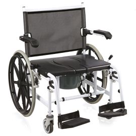 Invalidska toaletna i tuš kolica za pretile osobe nosivosti 200 kg