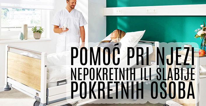 Pomoć pri njezi nepokretnih ili slabije pokretnih osoba