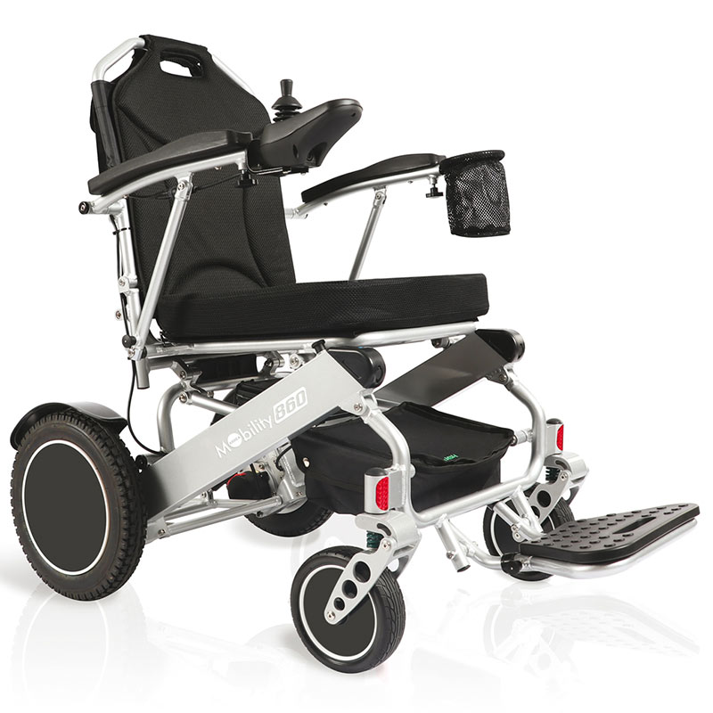Kompaktna električna invalidska kolica velike nosivosti 180 kg